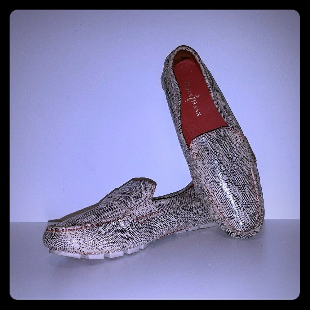 Cole Haan Nike Air leather slip on loafer